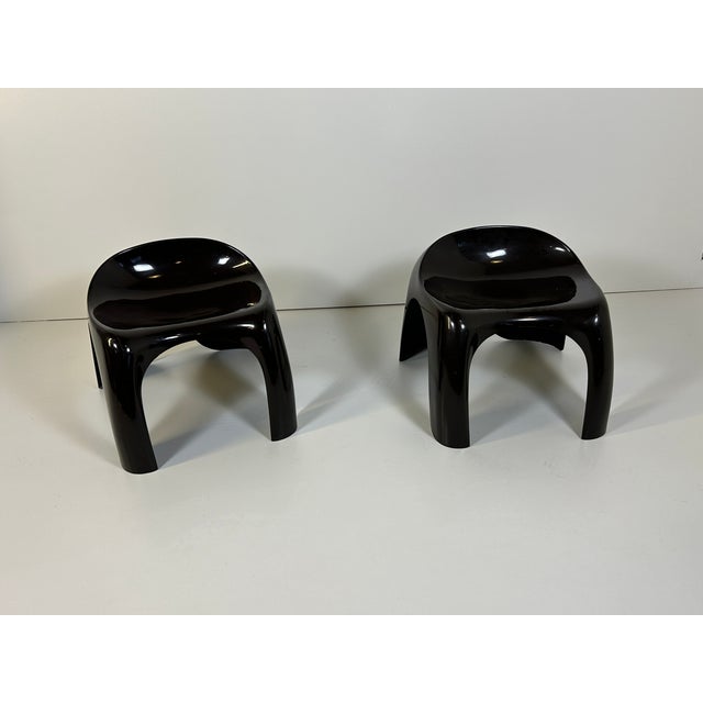 Vintage Stools from Artemide, 1970s, Set of 2 For Sale - Image 12 of 12