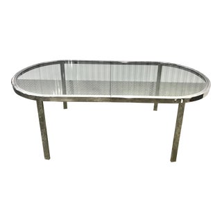1970s Milo Baughman Attributed Dining Table . For Sale