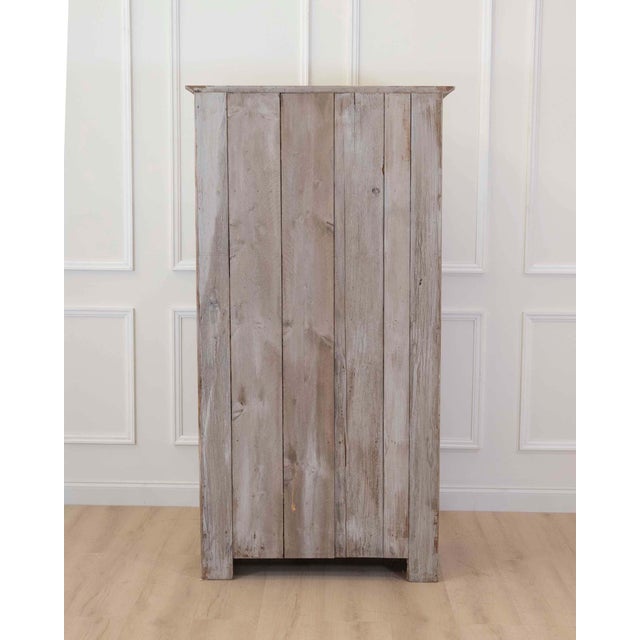 Wood French 18th Century Painted Pine Cabinet For Sale - Image 7 of 8