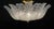 Transparent 1960s Italian Clear Graniglia Murano Leaves Flush Mount For Sale - Image 8 of 9