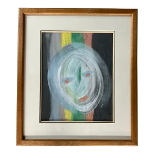 Abstract Painting of a Woman's Face by Sybil Gibson