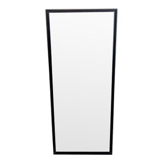 West Elm Wood Framed Floor Mirror For Sale