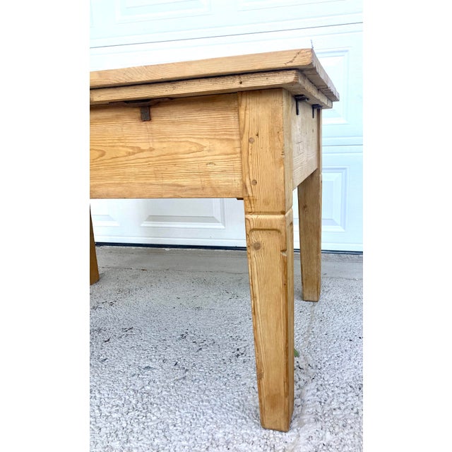 Antique English Pine Prep Farm Table Chairish