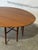 In Style of Henredon Walnut Extendable Oval Drop-Leaf Gateleg Dining Table Mid-Century Modern 1960s For Sale - Image 13 of 14