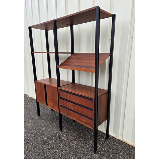 George Nelson 1950s George Nelson for Herman Miller Freestanding Omni Wall Unit For Sale - Image 4 of 11