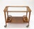 1950s Mid-Century White Walnut Wood Italian Bar Cart by Franco Albini for Cesare Lacca, 1950s For Sale - Image 5 of 18