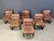 Textile Vintage Leather and Plywood Chairs from Asko Pajamies, Finland, 1970s, Set of 6 For Sale - Image 7 of 13