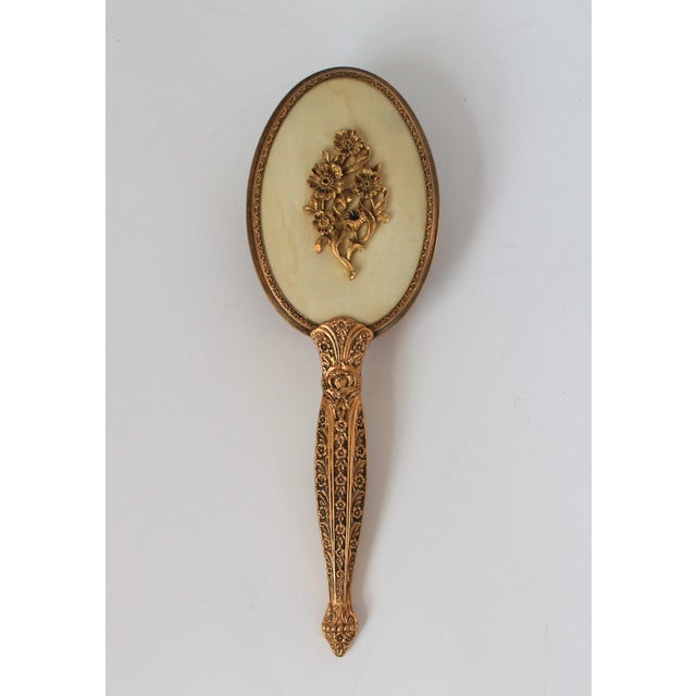 Vintage Brass Vanity Set For Sale - Image 11 of 18