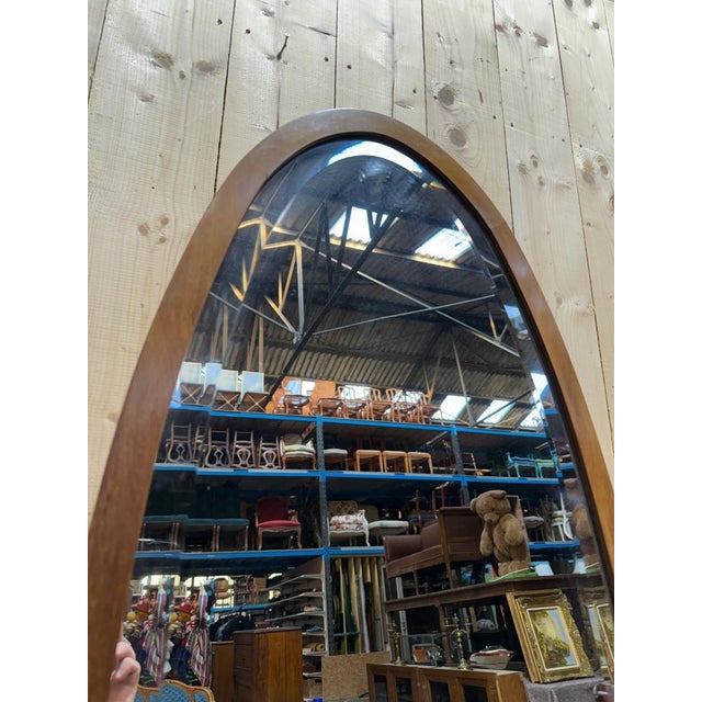 Art Deco Cheval Glass and Beveled Glass Mirror For Sale - Image 4 of 9