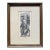 "Fete Champetre" - 20th Century Antique Cubist Etching by Jacques Villon, Framed For Sale