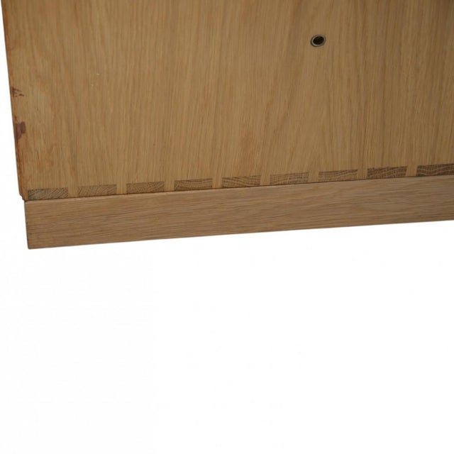 Vintage Deep Bookcase in Oak by Mogens Koch, 1980s For Sale - Image 12 of 14