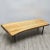 Vintage Tree Trunk Table on Metal Feet For Sale - Image 6 of 11