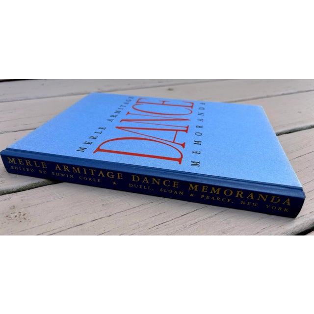 "Merle Armitage Dance Memoranda" Art Deco coffee table book published by New York: Duell, Sloan, & Pearce, 1946. Second...