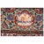 Textile Antique Persian Tabriz Pahlavi Wool 12x16 Red, Teal, & Ivory Handmade Area Rug #9902164 For Sale - Image 7 of 8