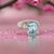 Natural Aquamarine Diamond Ring 6.25 Platinum 5.3 TCW Certified For Sale - Image 11 of 13