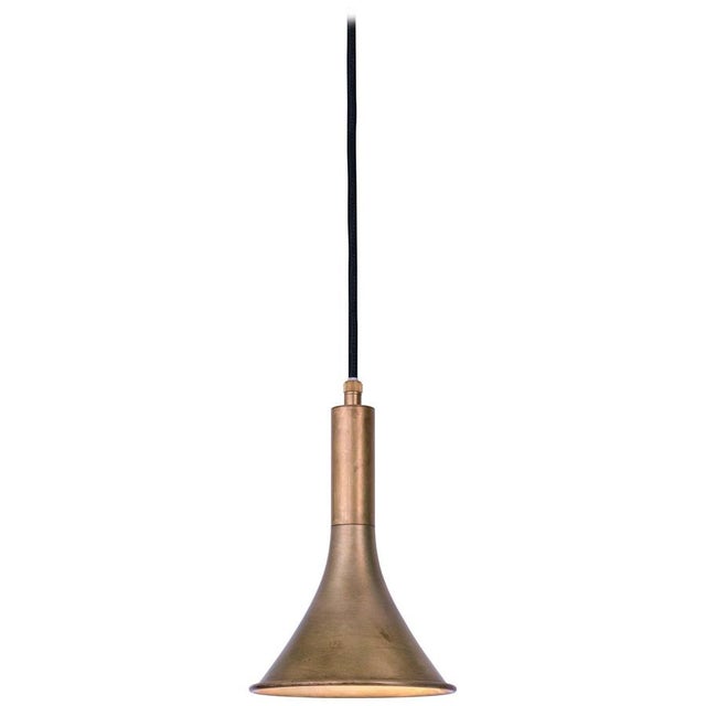 Not Yet Made - Made To Order Raw Brass Megafon Ceiling Lamp by Jesper Ståhl for Konsthantverk For Sale - Image 5 of 6