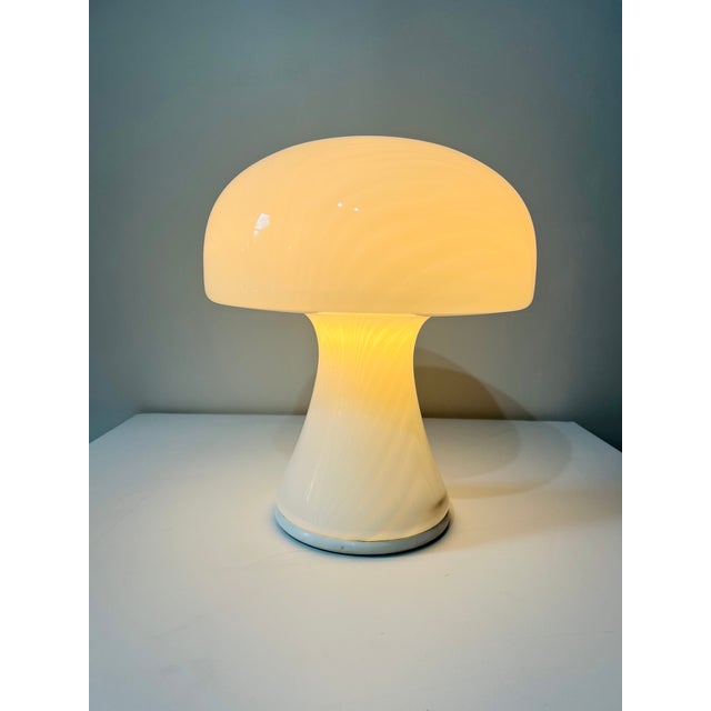 Murano Mushroom Table Lamp, Italy, 1980s For Sale - Image 3 of 6