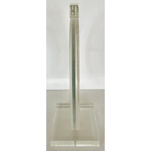 1980s Pivoting Lucite Vanity Mirror From 80’s For Sale - Image 5 of 7