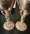 Vintage Renaissance Style Cherub/ Putti Gold Plated Metal Candle Holders, Eggs Cups - A Pair For Sale - Image 11 of 12