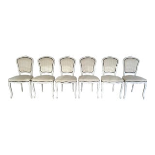 Vintage French Louis XV Style Dining Chairs – Set of 6 For Sale