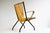 Rare French design 1950 Foldable lounge chair. Designed by Andre Monpoix for Meubles TV. The combination of black metal...