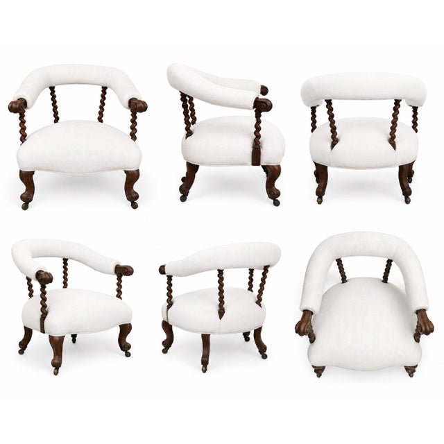 Jacobean Antique 19th Century Jacobean Barley Twist Chair For Sale - Image 3 of 3