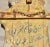 Teal Egyptian Gilt and Wooden Street Sign for King Farouk I ( 1936-1952) For Sale - Image 8 of 11