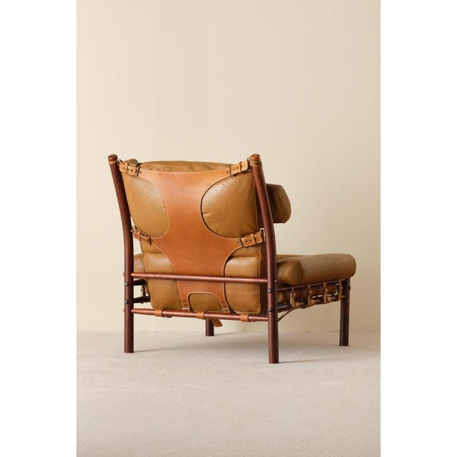 Inca Easy Lounge Chairs by Arne Norell, 1970s, Set of 2 For Sale - Image 6 of 11