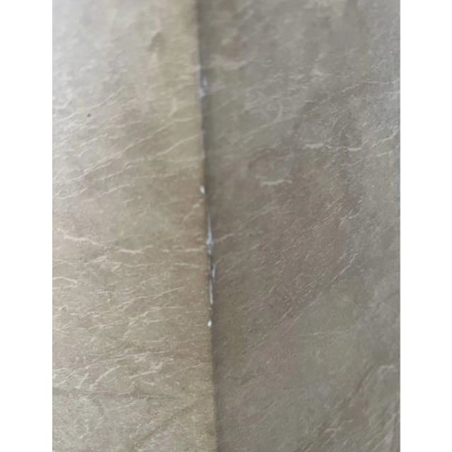 1960’s Mid-Century Modern Leather & Brass Lamp For Sale - Image 10 of 12