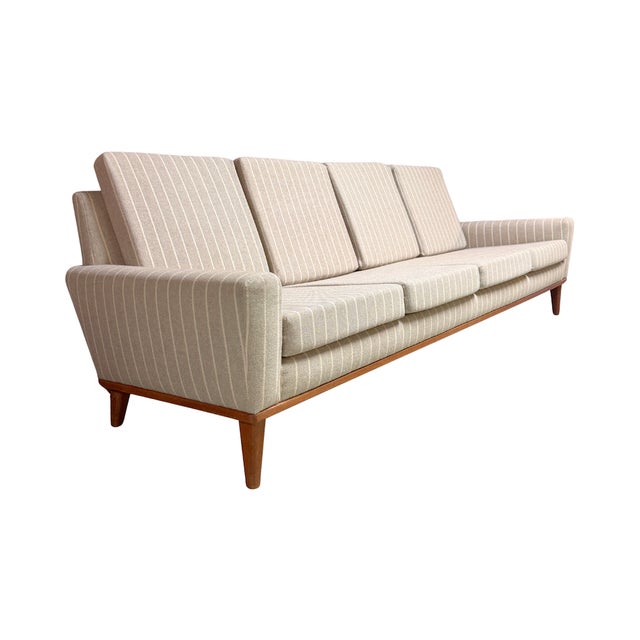 Swedish 4-Seater Wool Sofa by Engen Møbler For Sale - Image 6 of 7