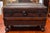 Antique 1920’s Crocodile Leather Steamer Trunk Coffee Table.