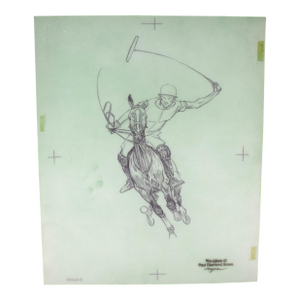 Paul Brown Polo Pencil on Acetate Drawing 10