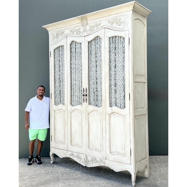 Vintage Habersham Louis XV Bibliotheque For Sale - Image 12 of 13