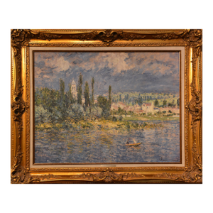 1990s Serene Waters, After Monet Oil on Canvas