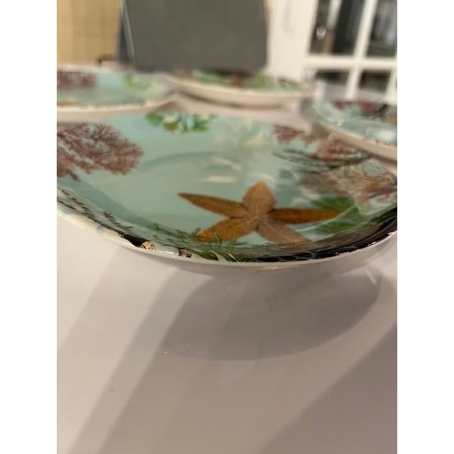 Gien Late 20th Century Gien France Desert Plates For Sale - Image 4 of 4