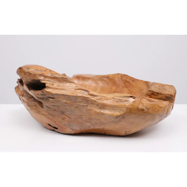 Mid-Century Modern Large Teak Fruit Bowl, Australia, 1970s For Sale - Image 3 of 10