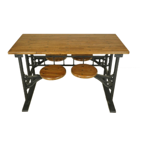 Provincial Industrial Flooring Top 4 Seat Swing Table
