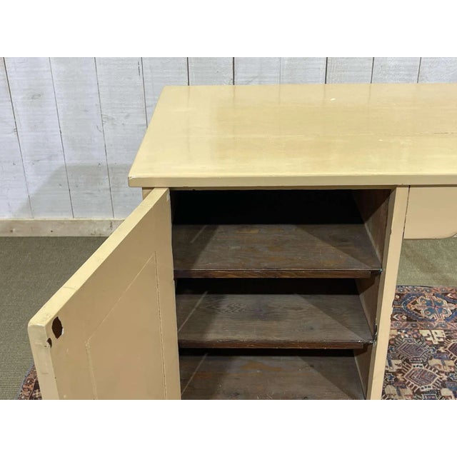 English Oak and Walnut Desk, Early 20th Century For Sale - Image 6 of 15