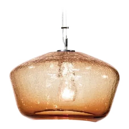 Galaxy Pendant Light from the Boa Lantern Collection in Tea For Sale