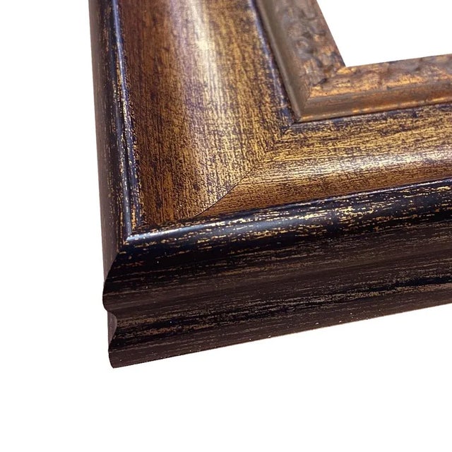 Baroque Virgin Mary and Child With St. Catherine Print on Canvas 8x10", Framed For Sale - Image 3 of 5