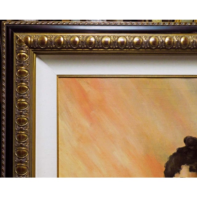 Fazly (Fazoil Ataullakhanov) "Portrait With Still Life" Original Oil Painting For Sale - Image 10 of 13