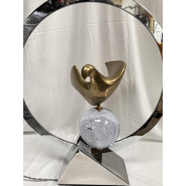 1970s Vintage Sculpture Lamp by Philippe Jean, 1970 For Sale - Image 5 of 12