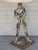 Ink Blue Jester Harlequin St Marceaux Plaster Lamp, 1960s For Sale - Image 8 of 11