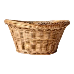 Vintage Wicker Laundry Basket