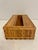 Wood Wicker Bamboo Tissue Box Cover Holder in the Crespi Style For Sale - Image 7 of 8