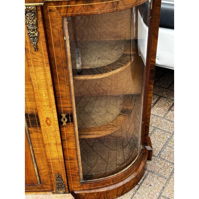 Victorian French Empire Credenza with brass & Ormolu decoration. A very elegant piece, nicely decorated with brass mounts,...