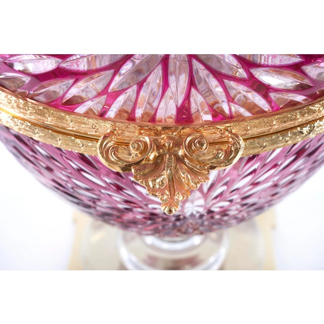 French Cut Crystal Liqueur Cave Set, 6 Pieces For Sale - Image 10 of 13