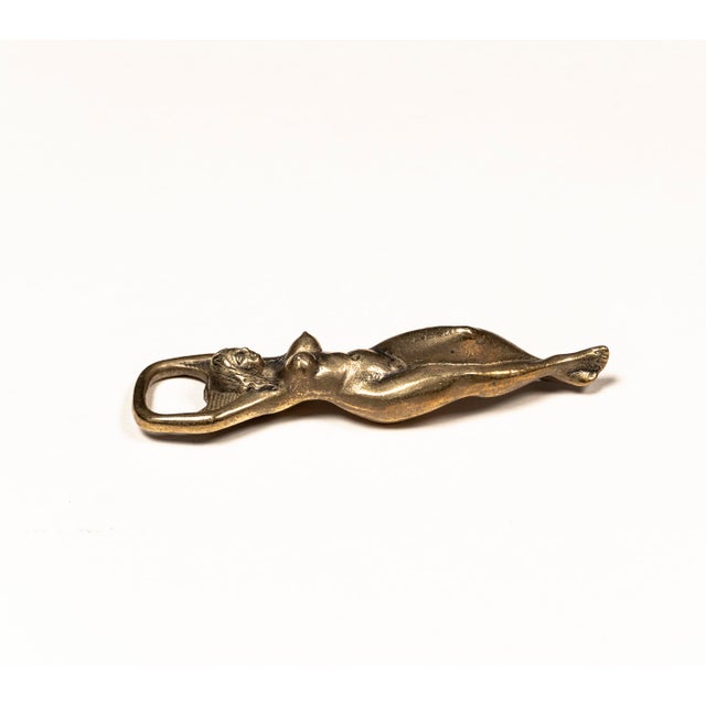 Metal Mid-Century Modern Brass Bottle Opener, 1970s For Sale - Image 7 of 18