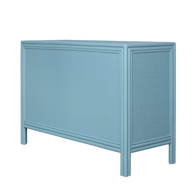 Wood Bermuda Six-Drawer Dresser - Pool Blue For Sale - Image 7 of 9