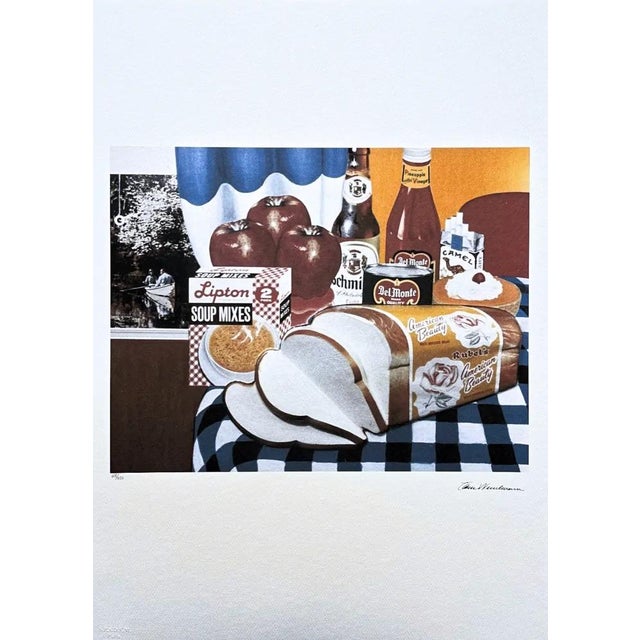 1990s After Tom Wesselmann "Still Life Ii" Pop Art Serigraph For Sale